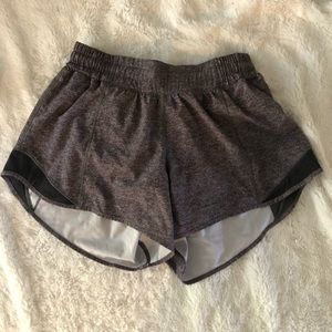 Lululemon grey shorts size 6